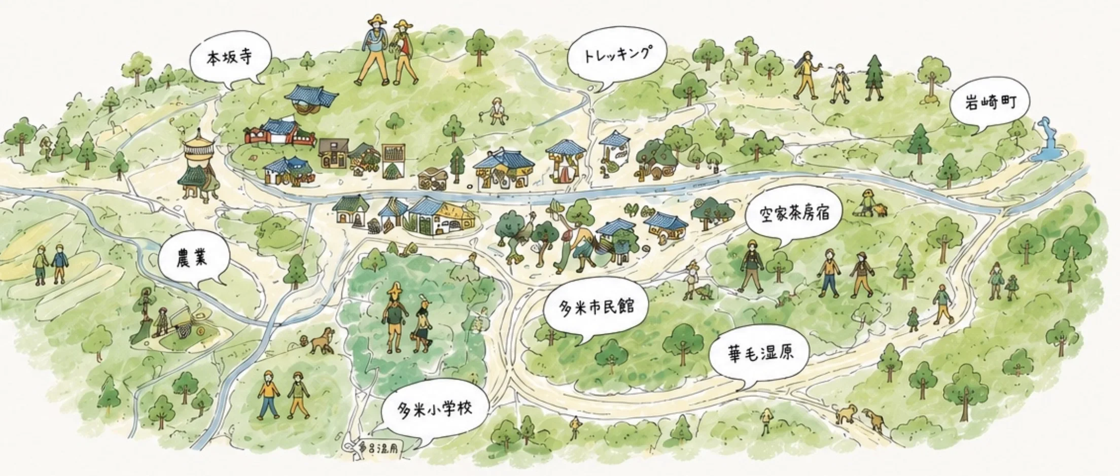 多米イラストマップ